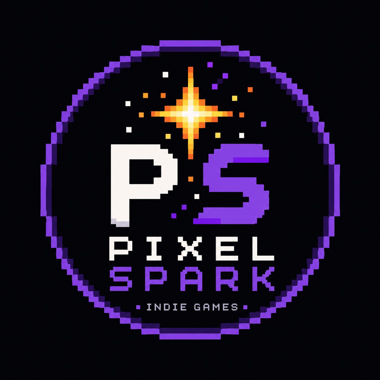 PixelSpark Games logo symbol